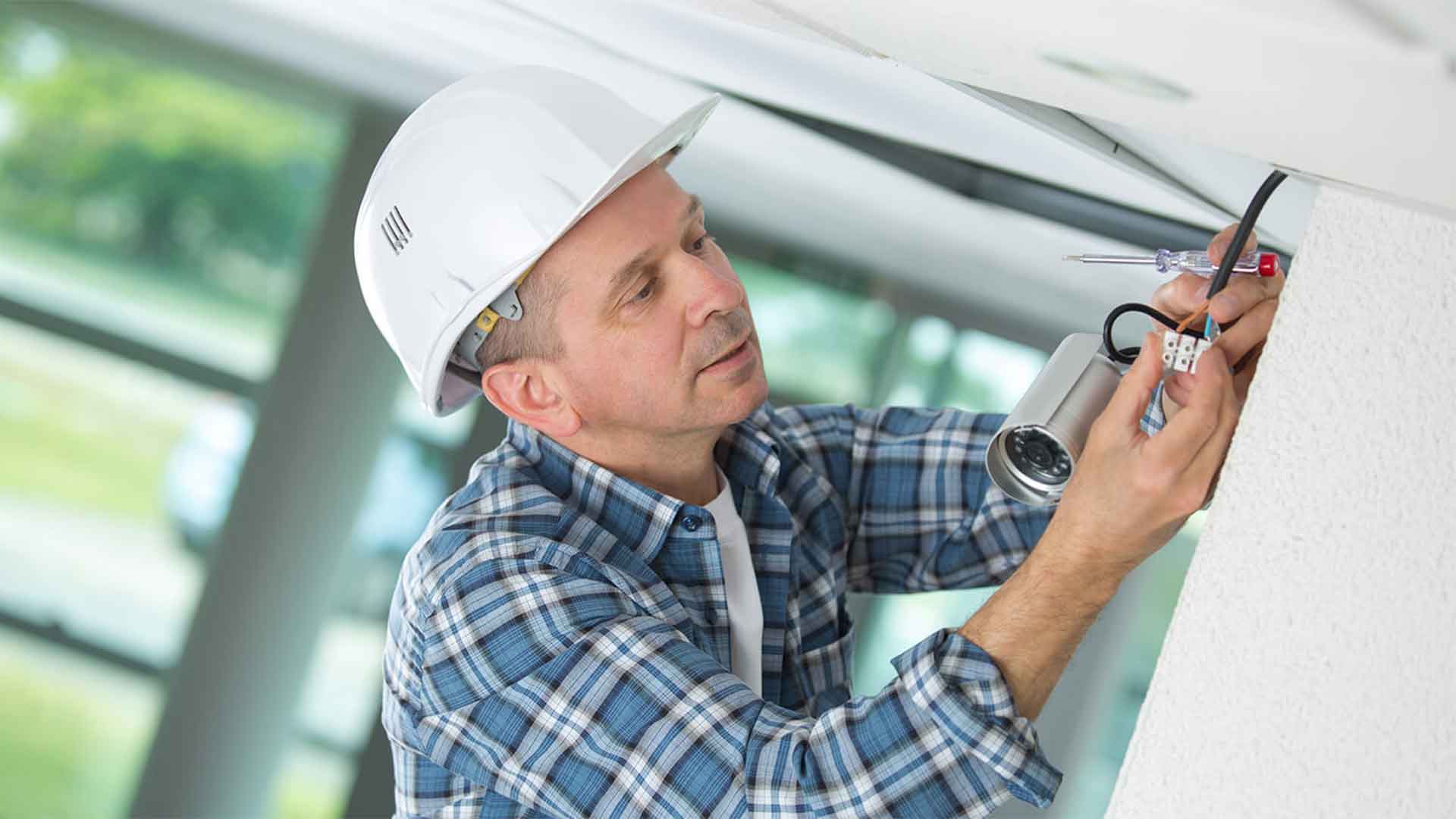 CCTV monitoring setup